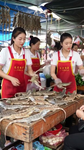 Asian Market Lizard Display‪@muhammadarif-ai‬