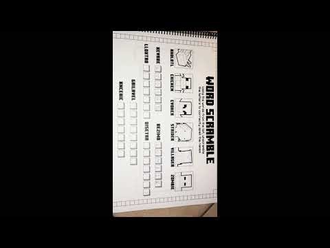 Fun Minecraft Activity: Word Scramble!