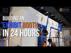 How To Build An Exhibit Booth in 24 Hours | Benew Designs