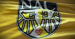 Barcelona, Spain - 17 September 2022: NAC Breda Football Club, Soccer Team Logo. Loop Animation, Illustrative Editorial Stock Video - Video of flag, texture: 257309223