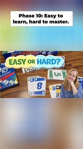 Is Phase 10 Easy to Learn? #phase10 #cardgames #familygames #familygamenight