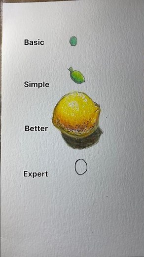 How to draw lemon