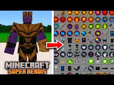 UPDATED BEST MARVEL SUPERHERO ADDON FOR MINECRAFT PE 26.13