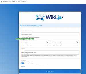 Install and Configure Wiki.js on Kubernetes Cluster | ComputingForGeeks