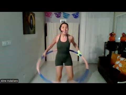 Clase hula hoop cardio y coreo navidad HULADANS