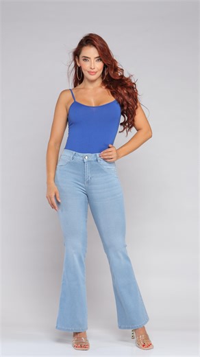 Elevate your style with the Ariel Butt Lift Jeans✨ These Colombian jeans are crafted to enhance and sculpt your curves while keeping you comfortable all day long. Perfect for making a daring statement wherever your day takes you. ☑️ Light Blue ☑️ Flare ☑️ 3D back pockets ☑️ Tummy control ☑️ High waist one button ☑️ Faux front pockets 🔎 Ariel Butt Lift Jeans | REF 15887 📦 🇺🇸 Order yours today and get it delivered straight to your door anywhere in the United States. | Colombiana
