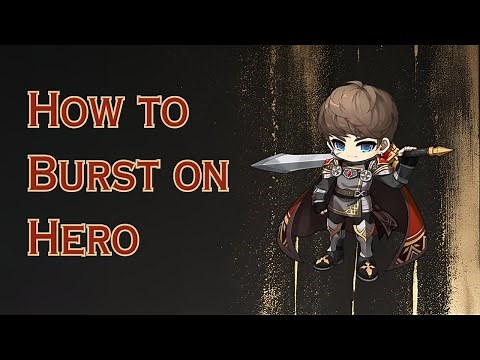 [Maplestory] Hero Burst Guide & Bossing Showcase