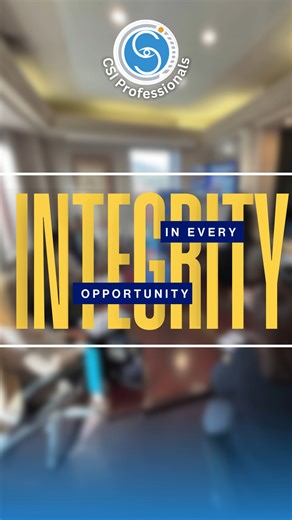 At CSI Professionals, integrity isn’t just a value — it’s the foundation of every opportunity we create. From expert guidance to real career success, we’re here to help students and professionals thrive with trust, transparency, and care. 🌏✨ Because when we do things the right way, everyone wins🏆 #CSIProfessionals #32YearsOfExcellence #IntegrityInAction #CareerWithConfidence #GlobalTalent #successstory #DreamBigWorkHard | CSI Professionals Inc