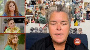 Tomorrow on the table, Rosie O'Donnell shares her coming out story with the Estefans. | Red Table Talk: The Estefans