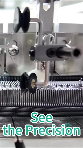 High-Speed Circular Knitting – Slow Motion View #Manufacturing #Industry #Factory #Engineering #production