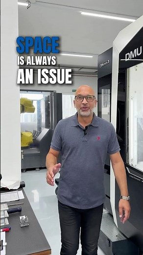 No Space for Automation? Think Again! 💡#cnc #automation #manufacturing