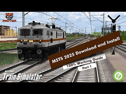How to Download & Install MSTS in 2025 🔥 | 100% Working Microsoft Train Simulator + Open Rails Setup