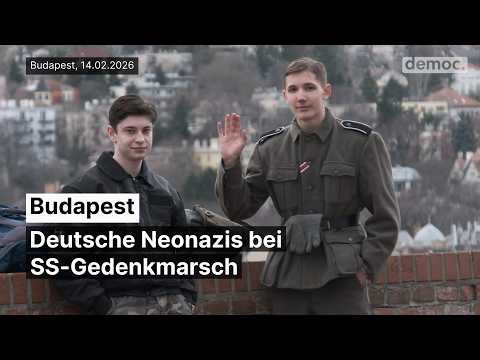 Deutsche Neonazis bei SS-Gedenkmarsch in Budapest