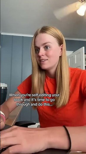 This is both so satisfying and so annoying when editing a book #writingtips #writingabook