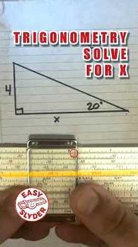 Solve for X on the Slide Rule