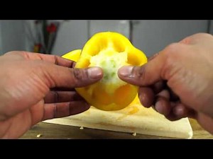 La façon la plus rapide de couper un poivron