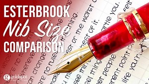 Esterbrook Fountain Pen Nib Size Comparison
