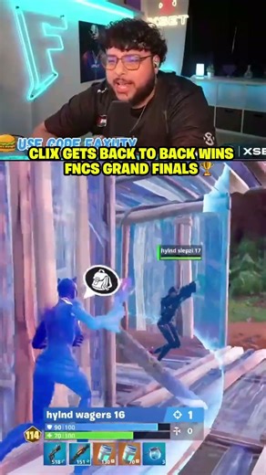 Clix gets BACK TO BACK wins in FNCS Grand Finals 🏆