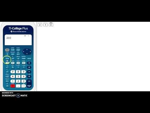 Décomposer en facteurs premiers un nombre avec la calculatrice