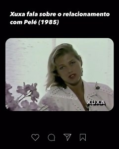 Trecho do programa especial “Conexão Roberto Dávila” sobre a vida de Pelé, exibido em 1985 na Rede Manchete. . Curta| Siga| Compartilhe📌@flashbacktvoficial . ☆ #anos80 #xuxameneguel #pelé #redemanchete #xuxaepelé #flashbacktvoficial | Flashbacktv