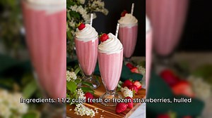 Strawberry Milkshake Recipe