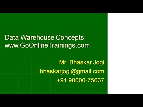 SSAS Part1 - Intro to Data Warehouse Concepts