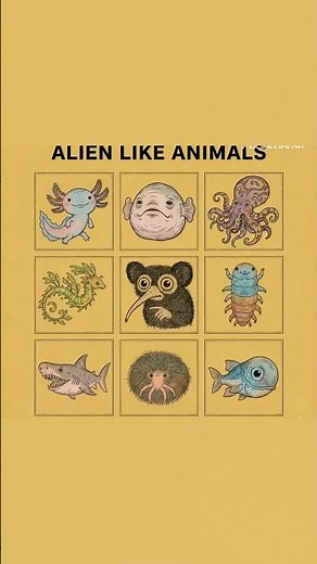 10 Real Animals That Look Straight Out of an Alien Planet 👽👾🛸 #shorts #animals #wildlife