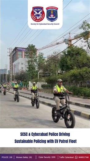 SCSC & Cyberabad Police Driving Sustainable Policing with EV Patrol Fleet