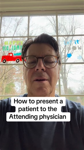 How to present a patient #medicalstudent #doctorlife #presentation #learning #medicalschool #fyp | Dr. Brian Hoeflinger, MD