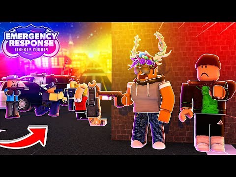 BANK HEIST CRIMINALS EVADE POLICE OFFICERS! - ERLC Roblox Liberty County