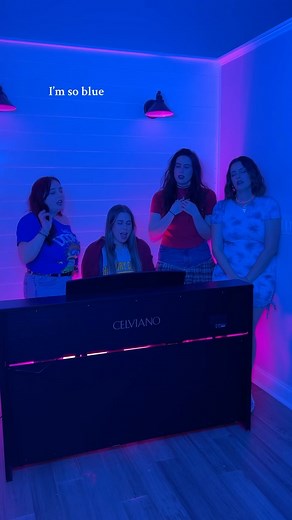 Cimorelli on Instagram: "Leave a  if you need this song!! This is the chorus of our new song “I’m so blue” What do you think?!"