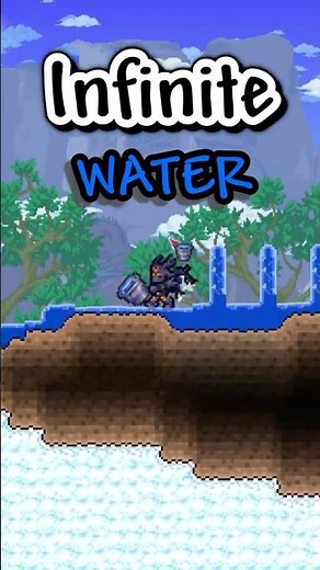 How to get INFINITE Water in Terraria Skyblock!