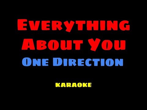 Everything About You - One Direction KARAOKE