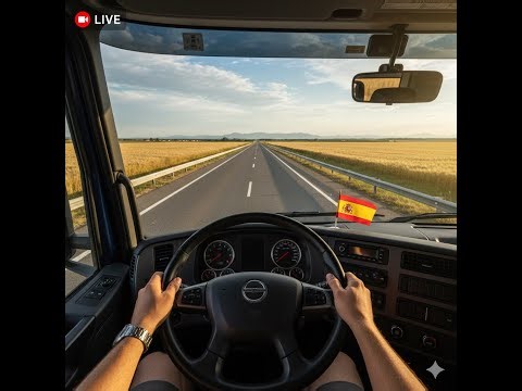 Ever wondered what the road looks like from up here? | A Trucker's View of Spain|