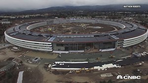 132K views · 1.6K reactions | Take a look at Apple's new headquarters. It's pretty jaw-dropping | CNBC | Facebook