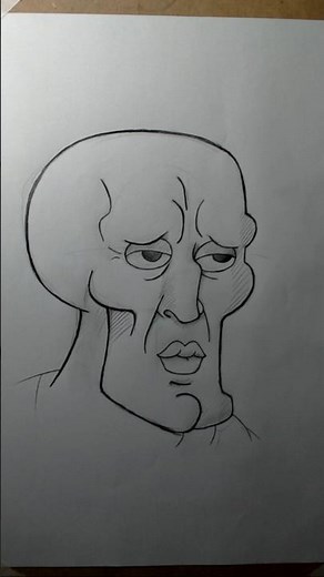 Squidward with facial harmonization #spongebob