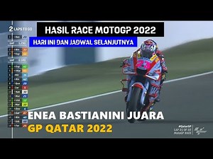Hasil MotoGP Hari Ini: Hasil Race MotogGP Qatar 2022 | Enea Bastianini Juara GP Qatar 2022
