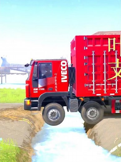 Spintires: MudRunner -SHACMAN DELONG X3000 Towing a Truck on a Snowy Road Ep236