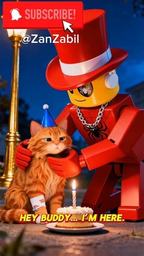 Sammy Helps Weak Cat Celebrate Alone 🎂😿 #roblox #sammy #cat #shortvideo