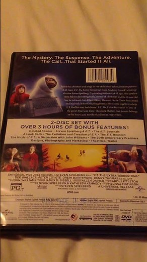 E.T. The Extra Terrestrial (2019 DVD) DVD Overview