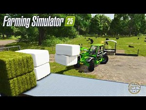 FARMING SIMULATOR 25 - START FROM SCRATCH! | Building a beef farm.