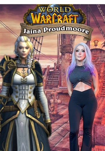 Character loading in… #worldofwarcraftmidnight #worldofwarcraft #wow #Warcraft #midnight Jaina Proudmoore cosplay made by me!! 196 hours.