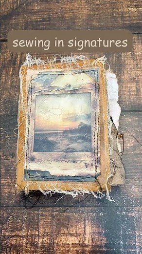 Sewing a Signature Block - New video #bookmaking #handmade #journalmaking