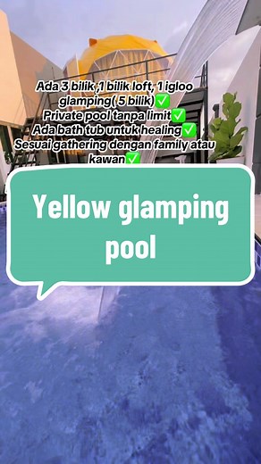 Yellow Glamping Homestay with Private Pool in Kuala Kedah