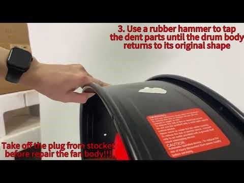 How to repair the fan body