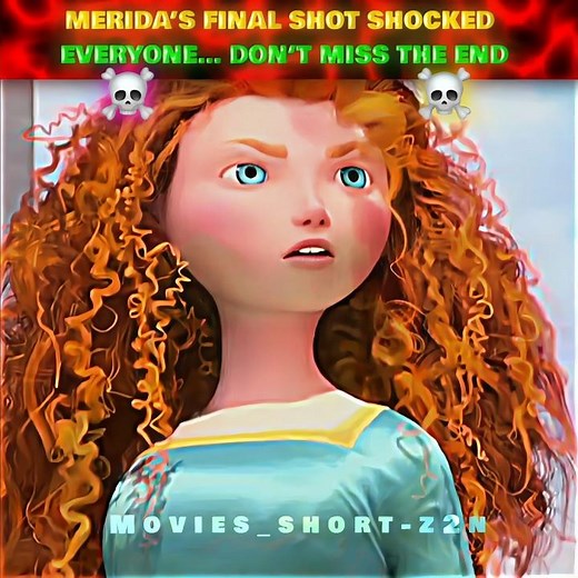 "MERIDA’S FINAL SHOT SHOCKED EVERYONE 😳" | Brave Movie Edit #shorts
