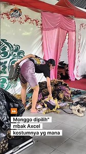 Axcel kostumnya spesial #nyaibendolegi #salehokaryabudaya #topengirengsaleho