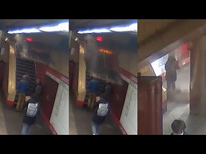 MBTA releases video of tile falling from ceiling