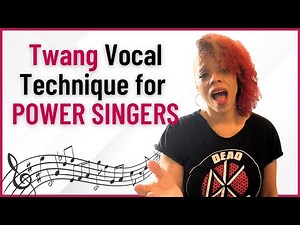 Twang Vocal Technique for Power Singers/Rock Singers/Distortion Preparation