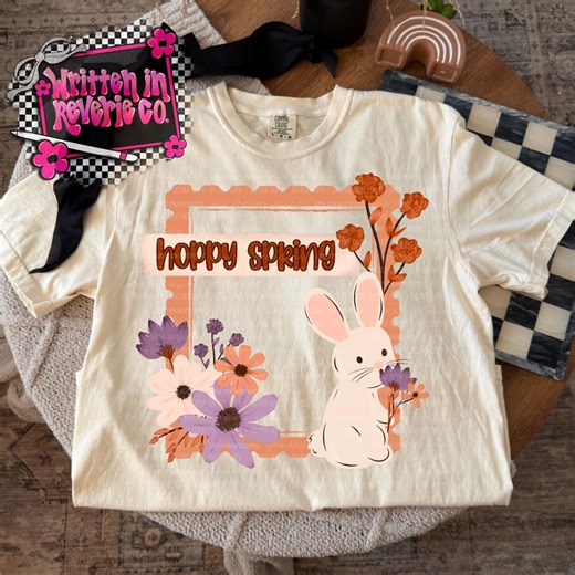 Hoppy Spring Frame PNG: for Small Biz Use, Digital Download, 300 DPI - Etsy